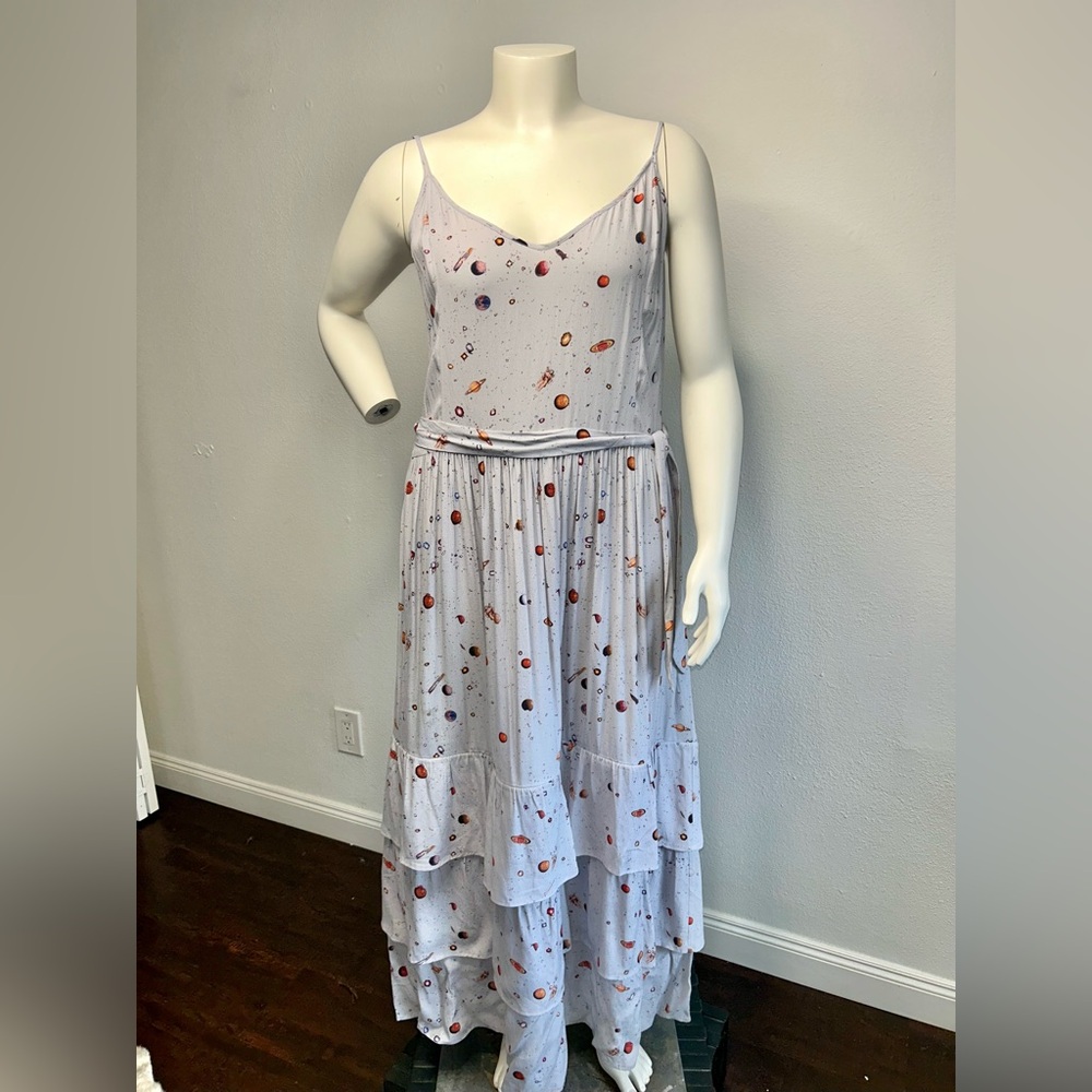 Kindom Intergalactic Space Planet Pattern Dress A… - image 2